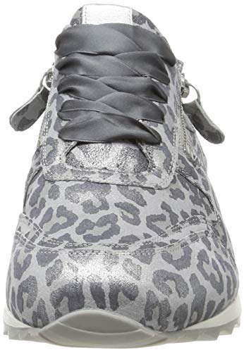 Hassia Barcelona, Weite H, Zapatillas Mujer, Plateado (Silber/Stone 7668), 40 EU