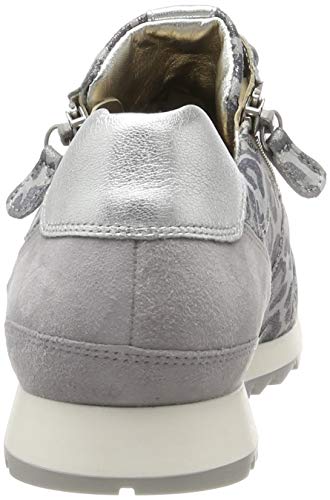 Hassia Barcelona, Weite H, Zapatillas Mujer, Plateado (Silber/Stone 7668), 40 EU