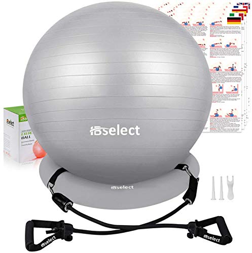 HBselect Balones De Ejercicio Fitness Pelota Pilates Embarazadas Bola De Equilibrio Fitness para Gimnasio Yoga