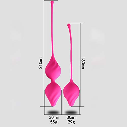 Healifty 2pc bolas de Kegel Kegel pesos del ejercicio del suelo pélvico ejerce dispositivo de control de la vejiga para las mujeres Recuperación posterior embarazo