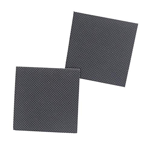 Healifty Almohadillas Antideslizantes para el Calzado Adhesivo Suelas Adhesivas Zapato de tacón Alto Suelas cuadradas Pegatinas para Zapatos Suela Antideslizante Protector de Palo 5 Pares (Negro)