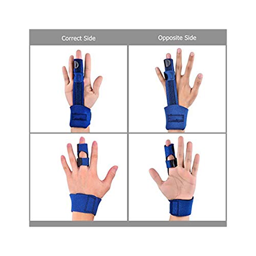 Healifty Férula de Dedo de Gatillo - Mano Completa Apoyo, Ajustable Soporte de Dedo Soporte de Pulgar, Dedo Mazo, Artritis, Tendinitis Alivio del Dolor Inmovilización