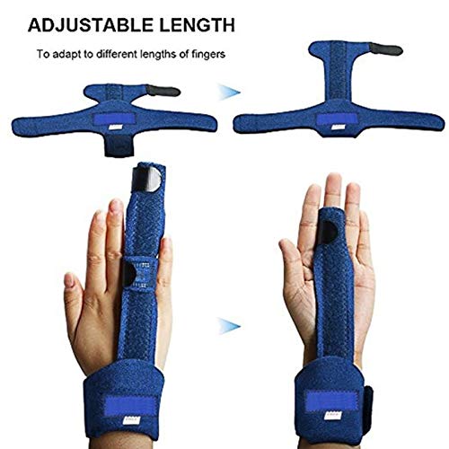 Healifty Férula de Dedo de Gatillo - Mano Completa Apoyo, Ajustable Soporte de Dedo Soporte de Pulgar, Dedo Mazo, Artritis, Tendinitis Alivio del Dolor Inmovilización