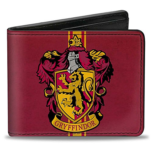 Hebilla Down Cartera para niños con Logotipo de Harry Potter Wizengamot en Color marrón Multicolor Talla única