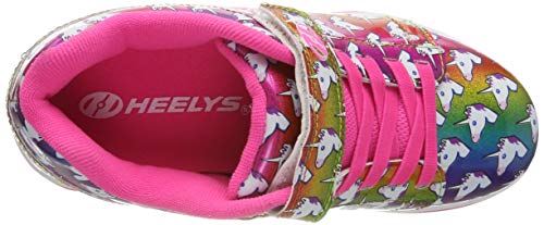 Heelys Dual Up X2, Zapatillas, Multicolor (Rainbow/Unicorn Rainbow/Unicorn), 35 EU