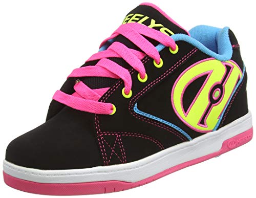 HEELYS Propel 2.0 770512 - Zapatos una rueda para niñas, Negro (Black / Neon Multi), 33 EU