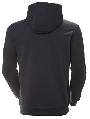 Helly Hansen Logo Hoodie HH Sudadera con Capucha, Hombre, Azul Marino, M