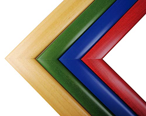 HenBea- Espejo infantil acrílico con marco de madera, Color azul, 120x50 cms (755/B2)