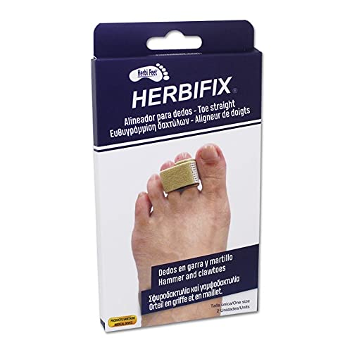 Herbi Feet - Herbifix Alineador de Dedos - Dedos Garra y Martillo - 2 Unidades