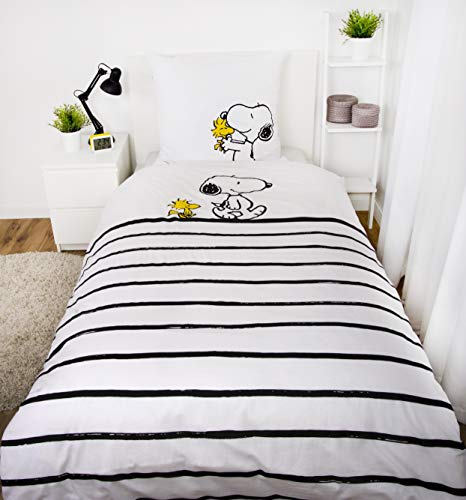 Herding Peanuts Snoopy - Juego de Ropa de Cama, algodón, Multicolor, Talla única