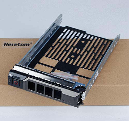 Heretom - 2 Unidades Bandeja de Disco Duro Caddie f238f SAS/SATA Caddy Tray para DELL PowerEdge Server R820 R720 R720xd T710 R710 T620 T610 R510 R420 R410 T430 T410 T330 T310 R310 R320 y más