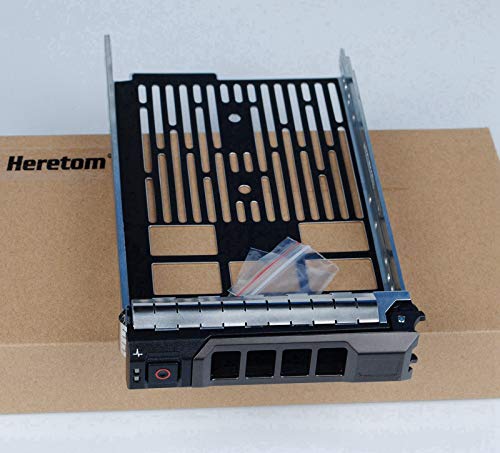 Heretom - 2 Unidades Bandeja de Disco Duro Caddie f238f SAS/SATA Caddy Tray para DELL PowerEdge Server R820 R720 R720xd T710 R710 T620 T610 R510 R420 R410 T430 T410 T330 T310 R310 R320 y más