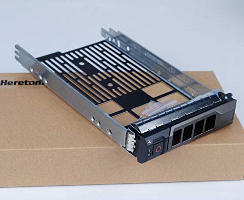 Heretom - 2 Unidades Bandeja de Disco Duro Caddie f238f SAS/SATA Caddy Tray para DELL PowerEdge Server R820 R720 R720xd T710 R710 T620 T610 R510 R420 R410 T430 T410 T330 T310 R310 R320 y más