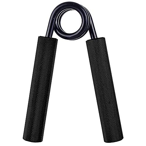 Hileyu Fortalecedores de Agarre de Mano Kit 100-300 Libras Entrenamiento de Agarre de Antebrazo Agarrador Fortalecedor de Agarre Manual Fortalecedores de Agarre Finger Strengthener Black 100Lbs