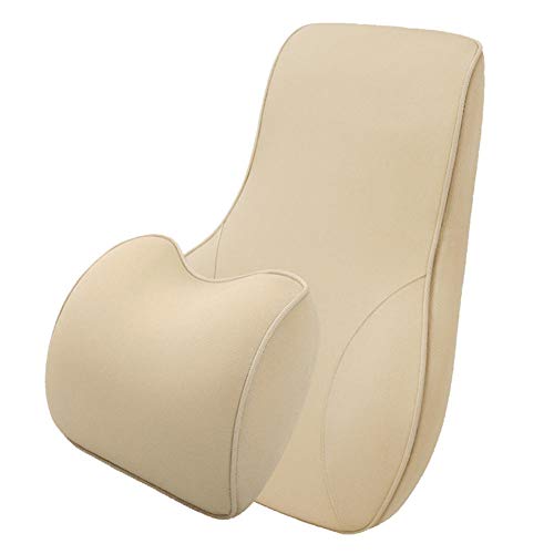 HJPOQZ Almohada para el Cuello Transpirable para Coche, Cojines para Asiento, Accesorios de Soporte para reposacabezas para Silla de Oficina para Coche, Almohada Universal