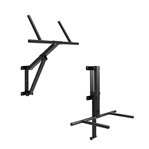 HOBEKRK Barras Dominadas Barra Dominadas para Ejercicio Fija Ejercicios Estación de Inmersión Barra de Dominadas Barras Paralelas de Flexión y Extensión de Brazo de Barra Horizontal Casa,Black