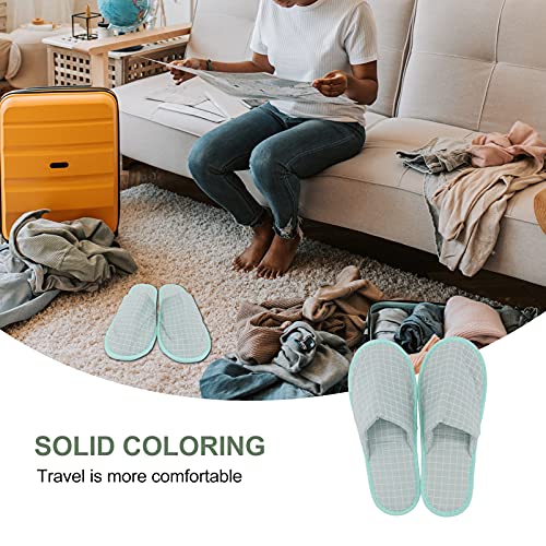 Holibanna Zapatillas de Viaje Plegables para Mujeres Y Hombres Zapatillas de Hotel de Viaje