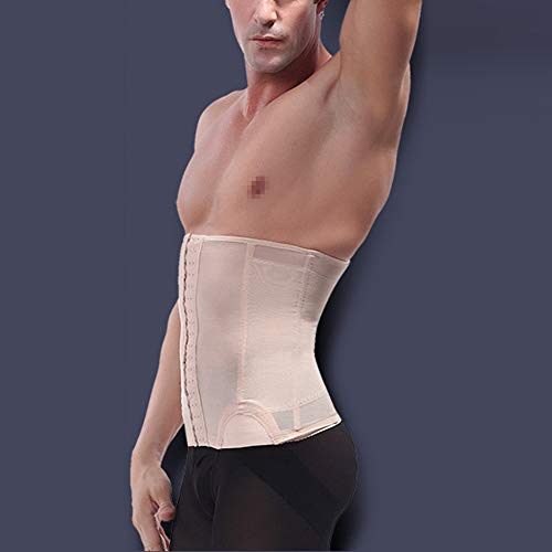 Hombre Fajas para Disimular Barriga Corsets Adelgazantes Cinturilla Reductoras Abdomen,Piel,S