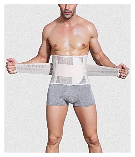 Hombres Corsé Cinturón para la espalda Bandas para el vientre Corsé de soporte para la cintura Corsé ortopédico para la cintura lumbar Corsés Soporte médico para la espalda Cinturón para la espalda