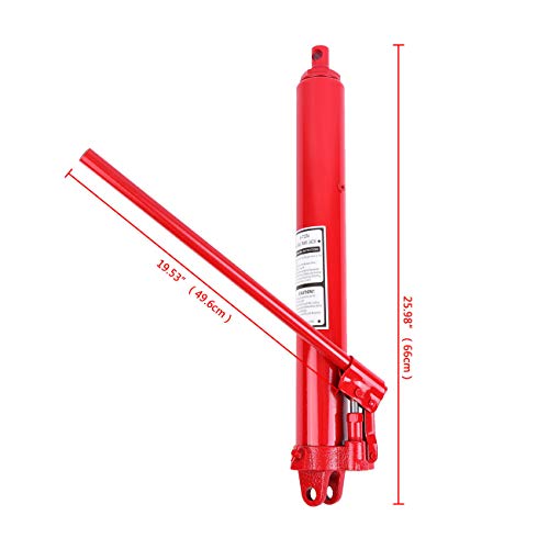 Honhill 8 toneladas de Largo hidráulico Jack RAM Manual de reemplazo del Brazo Motor Lift Polipasto Cherry