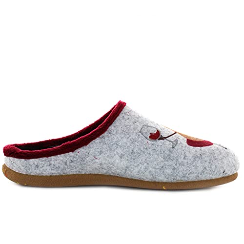 HOT POTATOES DROSING, Pantuflas Mujer, Gris, 40 EU