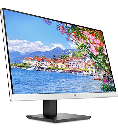 HP 27mq – Monitor Ultrafino de 27” Quad HD (2560 x 1440, 60Hz, 5ms, IPS LED, 16:9, HDMI, VGA, Antirreflejo, Low Blue Light, Altura e Inclinación Ajustables) Plata