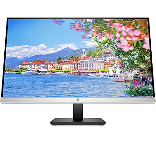 HP 27mq – Monitor Ultrafino de 27” Quad HD (2560 x 1440, 60Hz, 5ms, IPS LED, 16:9, HDMI, VGA, Antirreflejo, Low Blue Light, Altura e Inclinación Ajustables) Plata