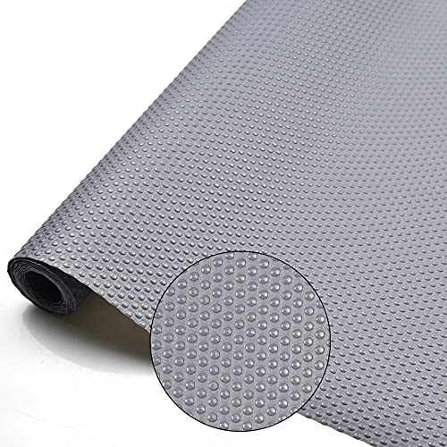 htbakoi Protector Cajones Cocina 4 Rollos Plastico Protector Muebles Fregadero,Cubre Cajones Armarios Cocina Plastico Antideslizante para Forrar Cajones de Cocina Forro Cajones Color Gris