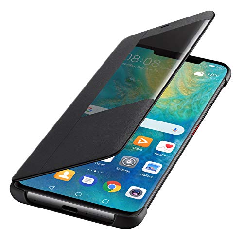 HUAWEI Smart View Flip Case 16,2 cm (6.39") Folio Negro - Fundas para teléfonos móviles (Folio, Mate 20 Pro, 16,2 cm (6.39"), Negro)