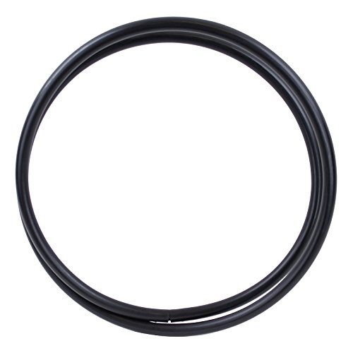 Hula Hoop en Blanco, HDPE-20mm, Ø80cm, Negro