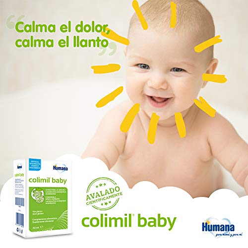 Humana Colimil Baby, Con Extractos Naturales Y Probióticos Para Las Molestias Del Cólico Infantil. Complemento Alimenticio, color Colimil Para Cólicos, 30 ml