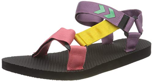 hummel Strap Sandal, Zapatillas Mujer, Rosa Multicolor, 39 EU