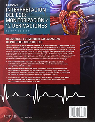 Huszar. Interpretación del ECG. Monitorización y 12 derivaciones - 5ª edición: Guía práctica para la interpretación y el tratamiento