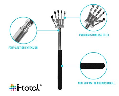 I-TOTAL® - Rascador de espalda telescópico. Ideal para rascar la espalda (1)