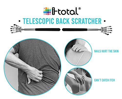 I-TOTAL® - Rascador de espalda telescópico. Ideal para rascar la espalda (1)