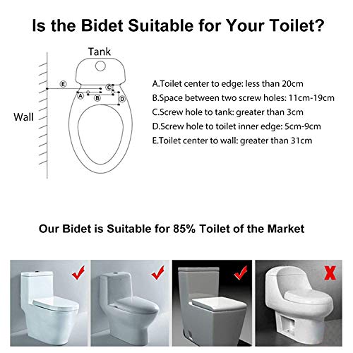 IBAMA Bidés, Toilet Seat Bidet (W-1)