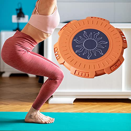 ibaste Disco de cintura con forma de cuerpo – Equipo multifuncional de fitness en el hogar, para adelgazar la cintura torso aeróbico ejercicio de pie, disco de equilibrio giratorio de 360 grados