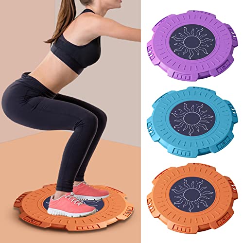 ibaste Disco de cintura con forma de cuerpo – Equipo multifuncional de fitness en el hogar, para adelgazar la cintura torso aeróbico ejercicio de pie, disco de equilibrio giratorio de 360 grados