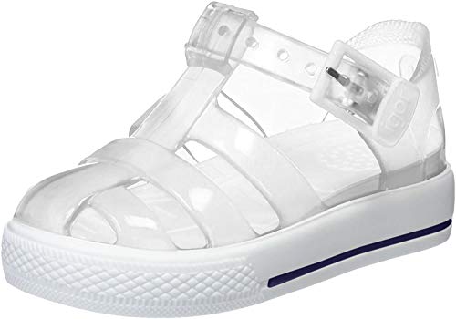 IGOR Tenis, Sandalias con Correa de Tobillo Unisex Niños, Transparente (Cr. Transparente), 19 EU