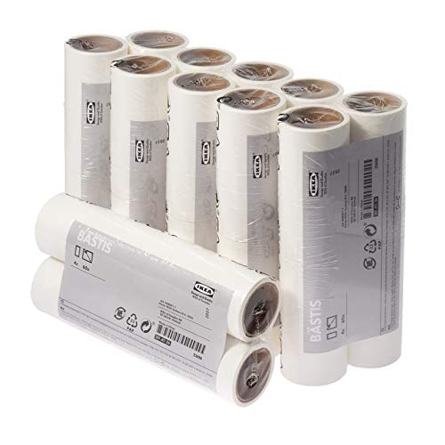 IKEA Bästis - Replacement rolls for lint roller (12 units), white pack of 24