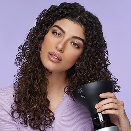 Imetec Bellissima Diffon DF1 1000 Difusor de Aire Caliente para Cabello Rizado, 700 W, 2 Combinaciones Aire,Temperatura, Secado Delicado, Rizos Definidos sin Efecto Encrespado, negro