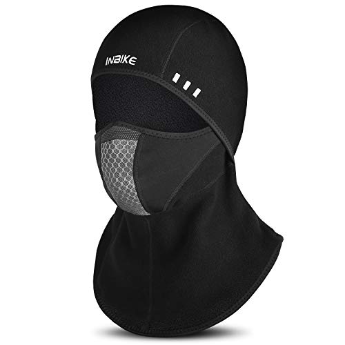 INBIKE Pasamontañas Balaclava Termico Invierno Hombre Mujer para Esquí Motociclismo Escalada Ciclismo Y Otros Deportes Al Aire Libre Negro-2