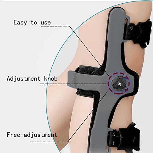 Inmovilizador De Rodilla Ortesis De Hiperextensión De Rodilla Tallas Grandes Articulación De Rodilla Ajustable Soporte Fijo Acl, Pcl, Osteoartritis, Recuperación Posoperatoria