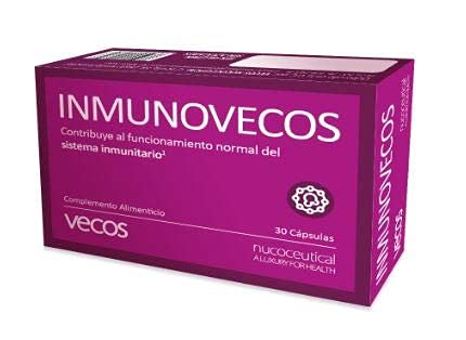 INMUNOVECOS - Evita resfriados y aumenta tu sistema inmunologico - 30 Cápsulas por Unidad - Aumenta tus defensas con equinacea propolis vitamina C y Betaglucanos