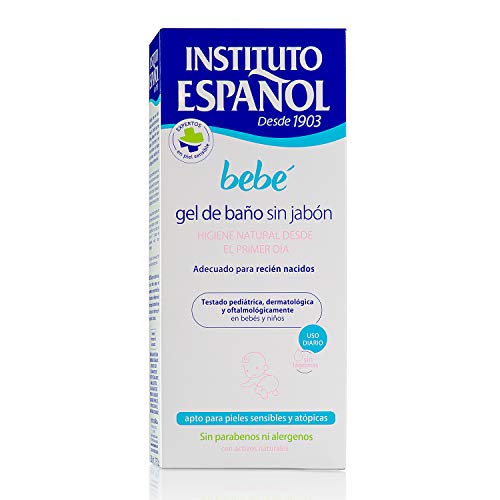 Instituto Español Bebe Gel de Baño sin Jabón, 500ml