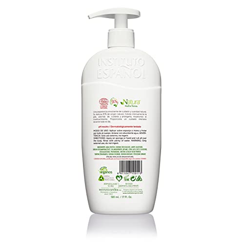 Instituto Español Gel de Baño Natura Madre Tierra Apto para Veganos, 500ml