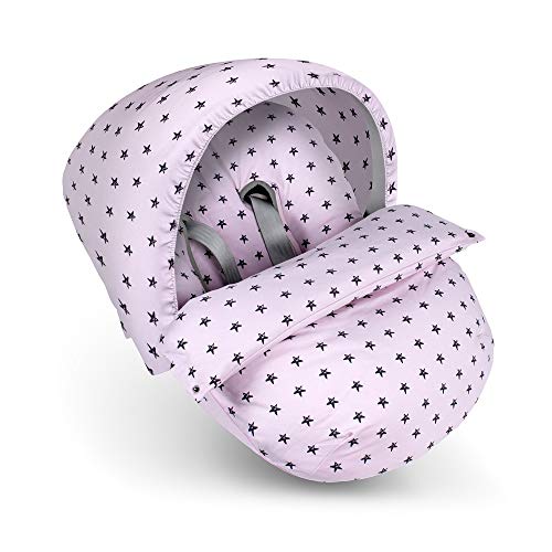 INTERBABY- Baby Saco Estrella Rosa