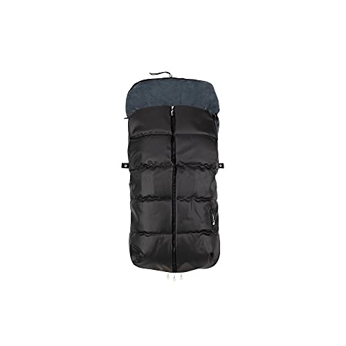 Interbaby Saco Universal para silla de paseo - Modelo: Liso Polipiel negro