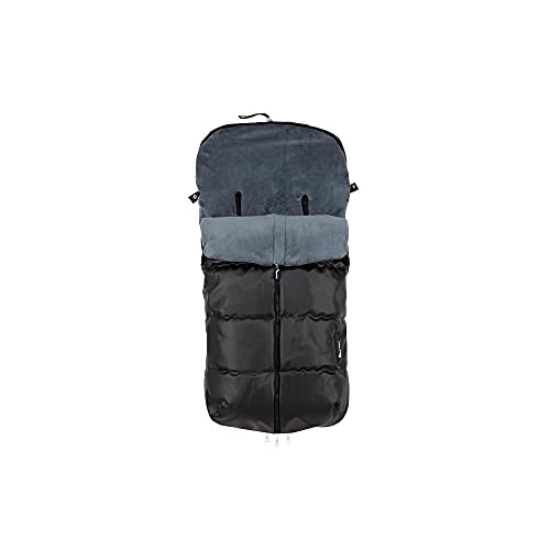 Interbaby Saco Universal para silla de paseo - Modelo: Liso Polipiel negro