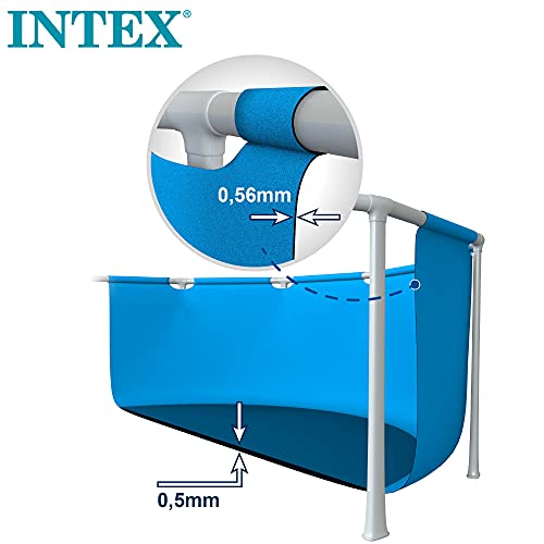 Intex 28270NP Small Frame - Piscina desmontable, 220 x 150 x 60 cm, 1.662 litros